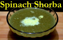 Spinach Shorba Recipe